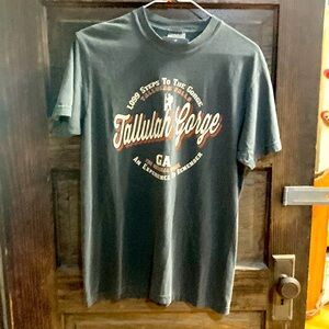 Tallulah Gorge, Tallulah Falls, Georgia short sleeve unisex 100% cotton t shirt.
